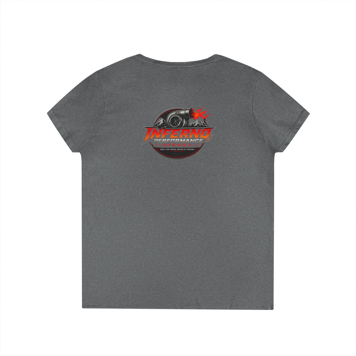Inferno Racing Ladies' V-Neck T-Shirt — Motorsport Logo Tee