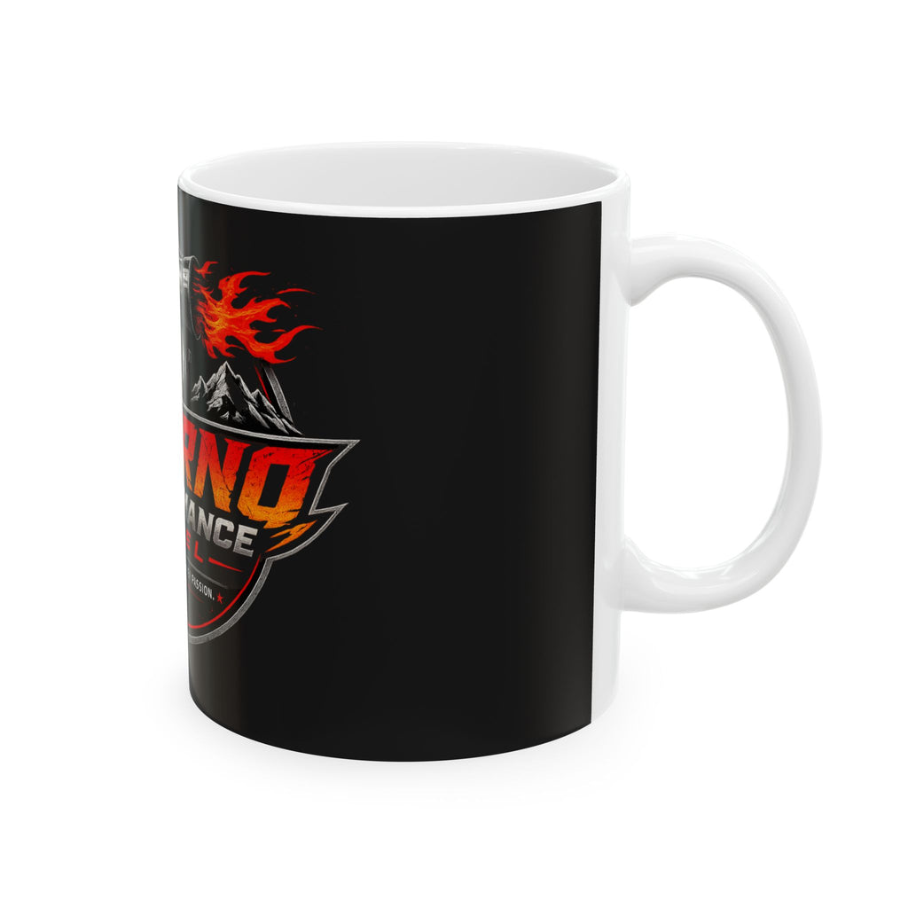 Inferno Performance Diesel Mug – Turbocharger Flame Logo Coffee Cup (11oz/15oz)