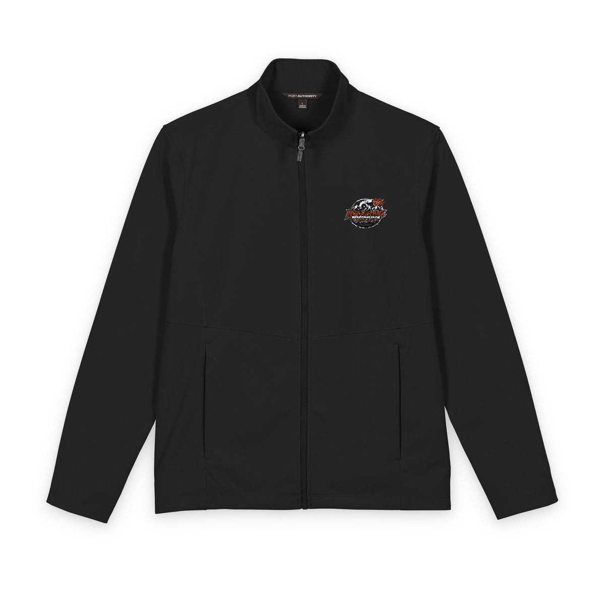 Men's Soft Shell Jacket — Small Camouflage Patch Logo