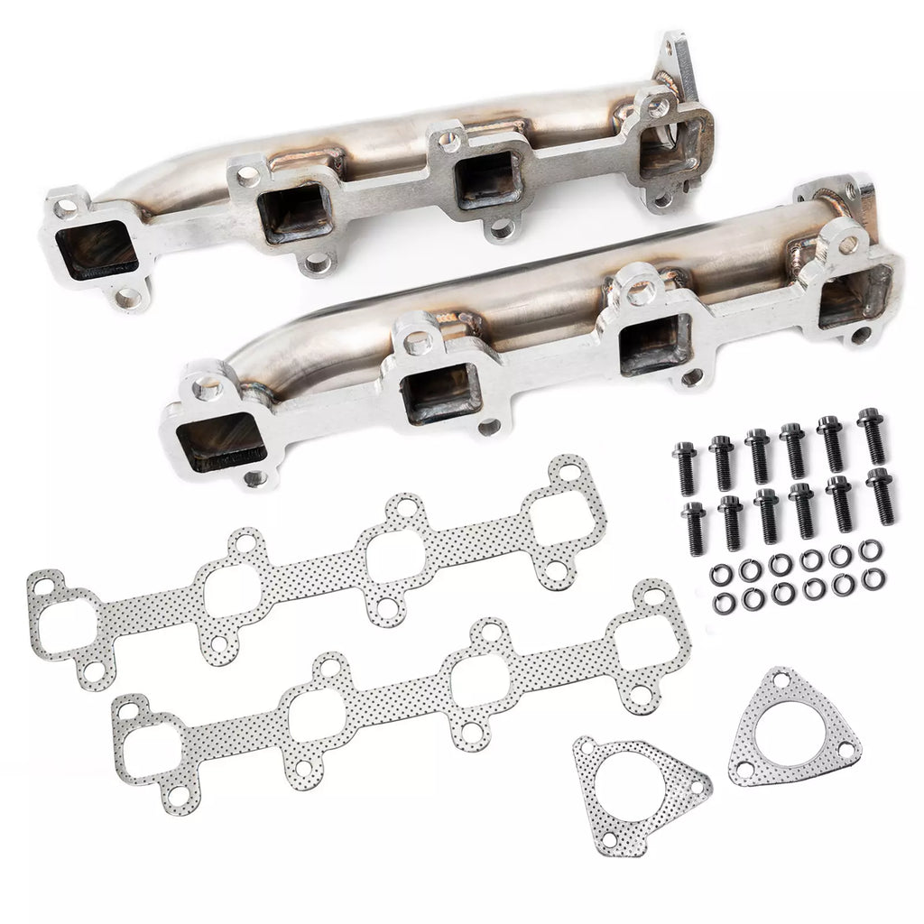 Rudy's Stainless Performance Exhaust Manifold Kit For 2001-2016 GM 6.6L Duramax